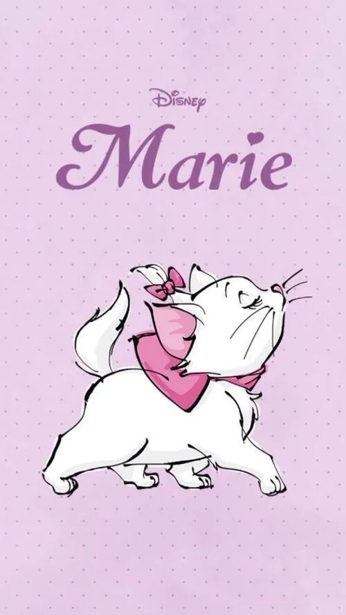 玛丽猫 迪士尼 壁纸 萌图 卡通