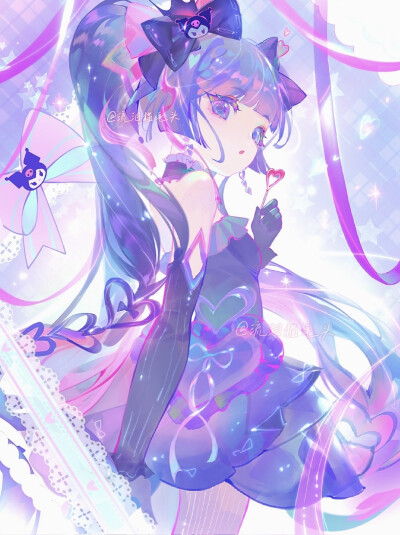 王者荣耀 妲己 安琪拉 瑶三丽鸥联动 插画
画师：流泪猫毛头
