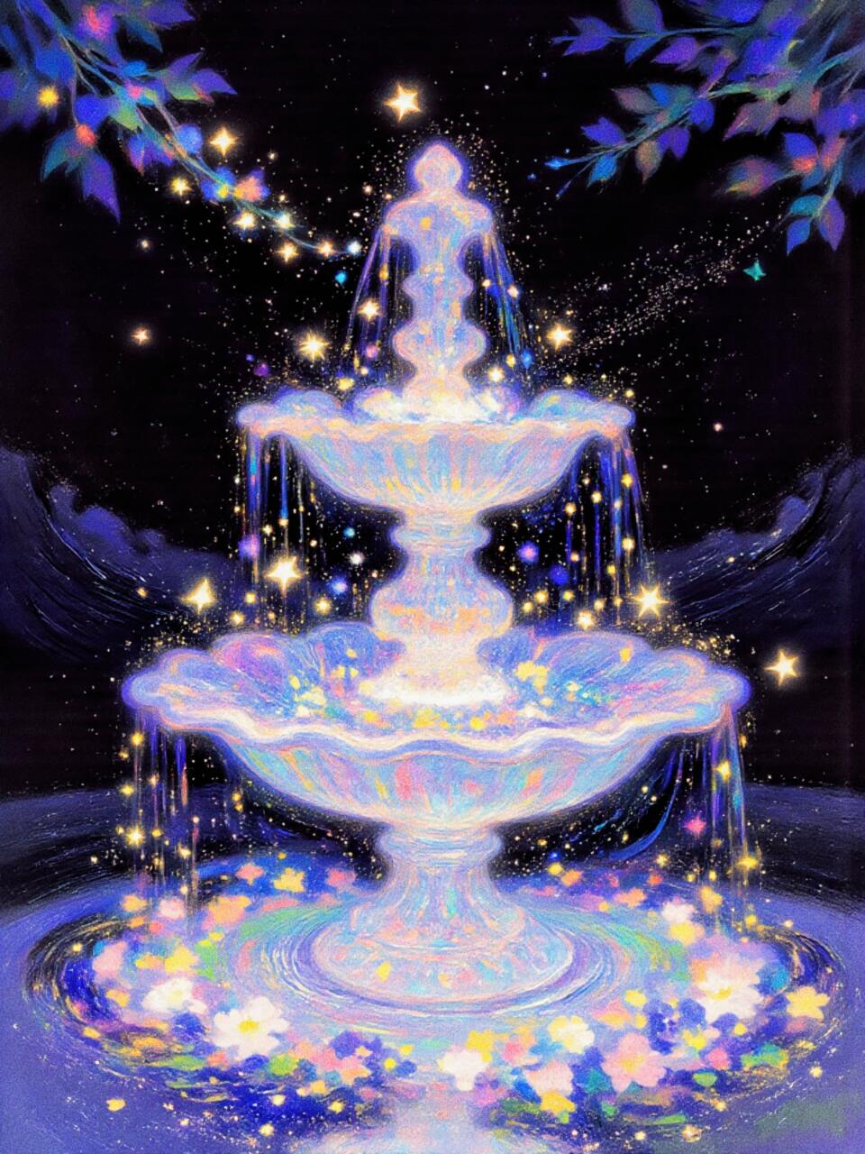 梦幻喷泉