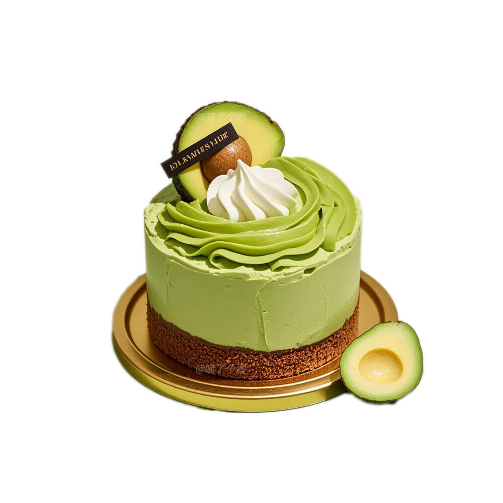 抹茶甜品白底头像