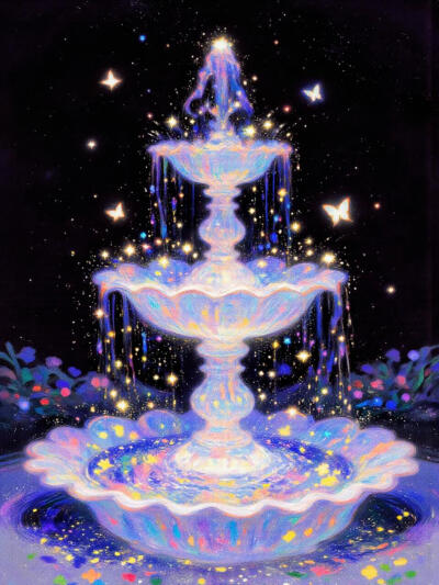 梦幻喷泉