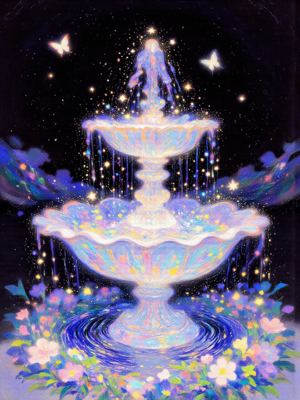 梦幻喷泉