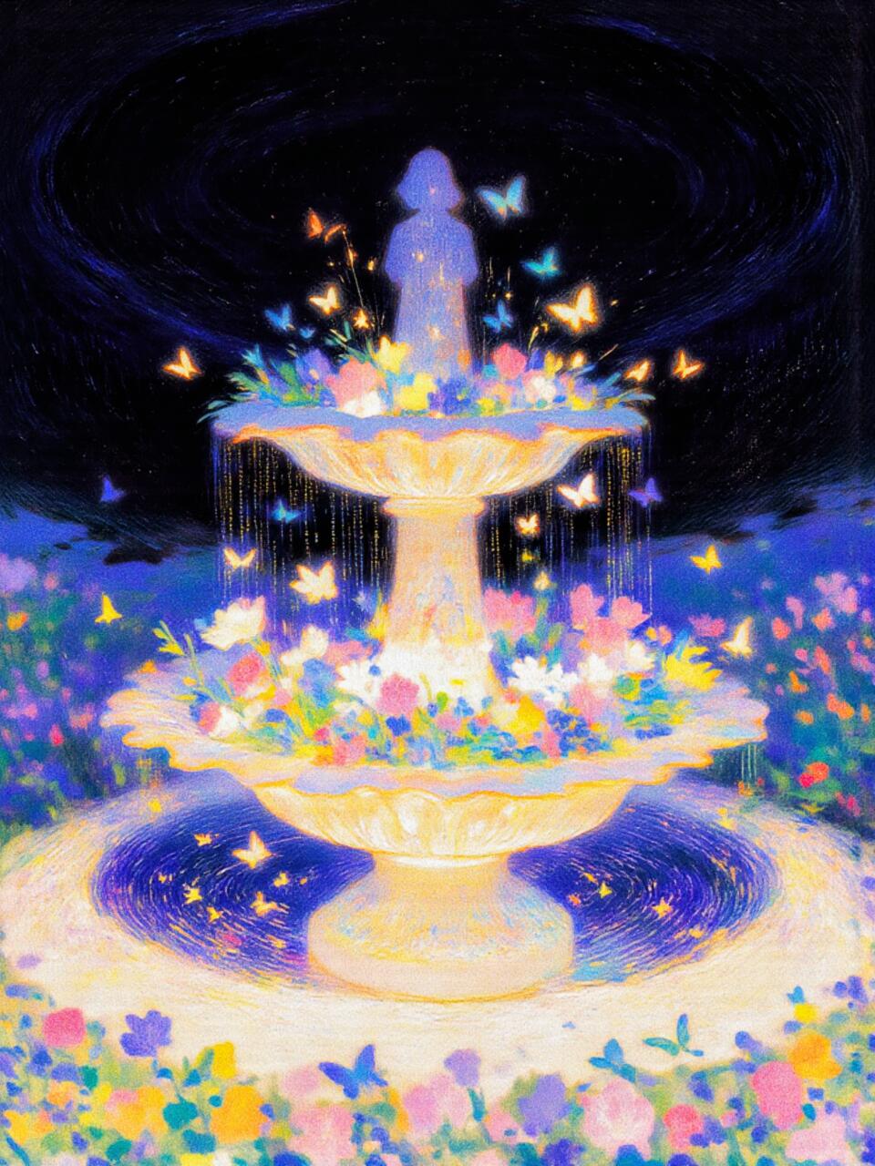 梦幻喷泉