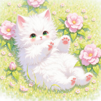 少女心猫咪头像