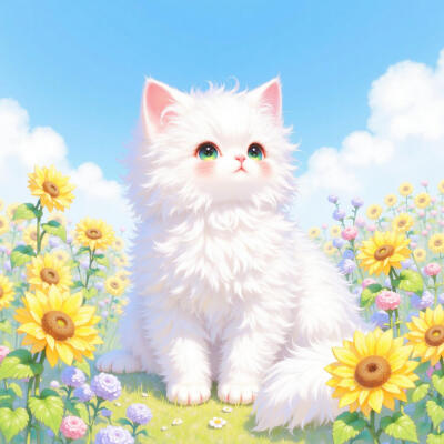 少女心猫咪头像