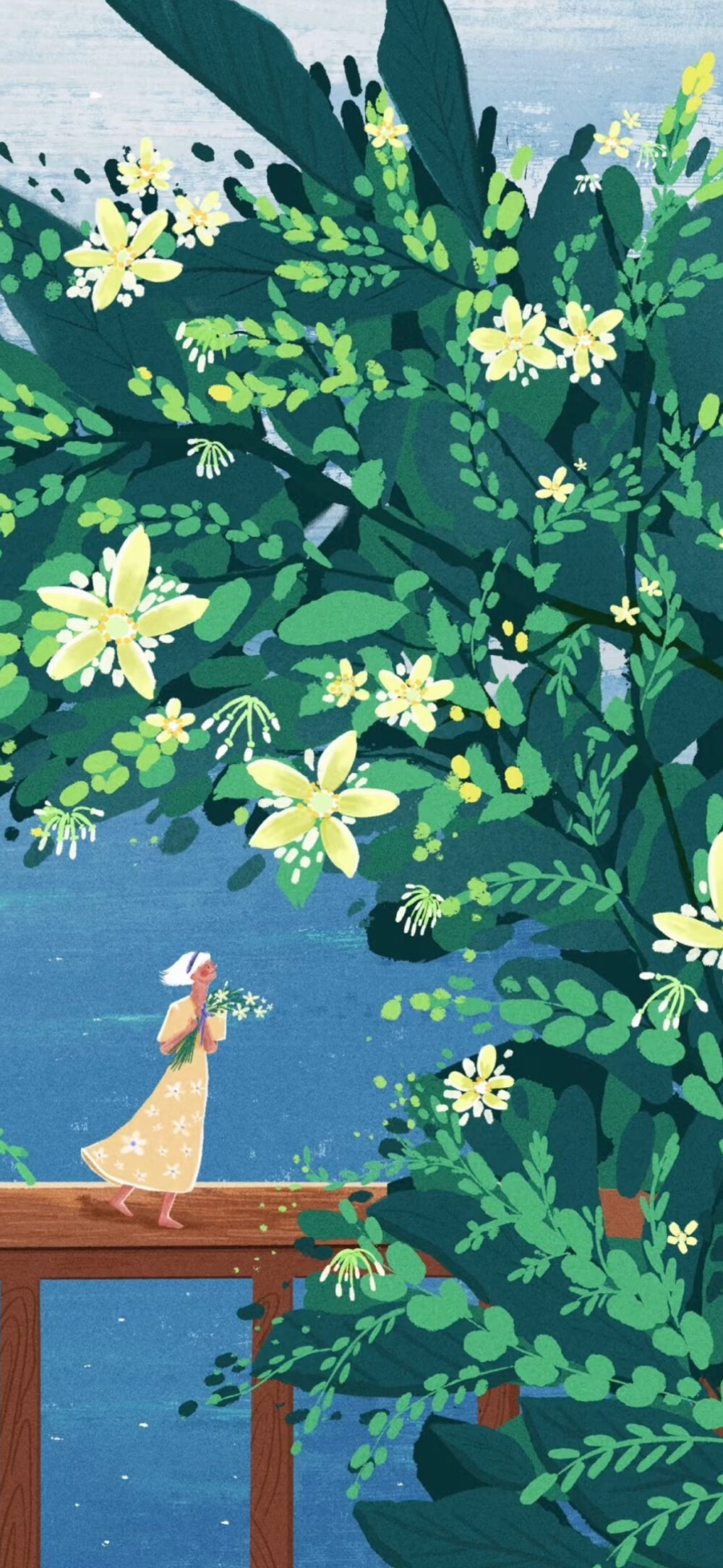 繁花小径的邂逅