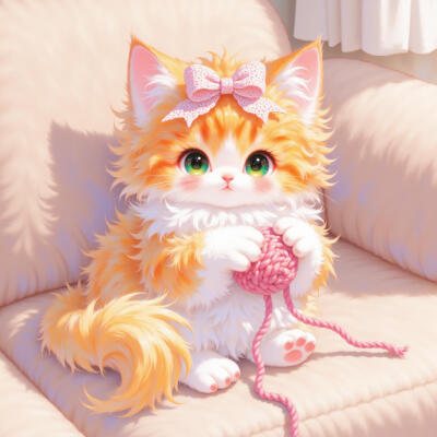 少女心猫咪头像