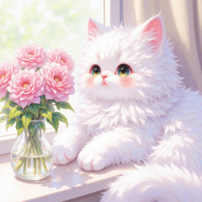 少女心猫咪头像