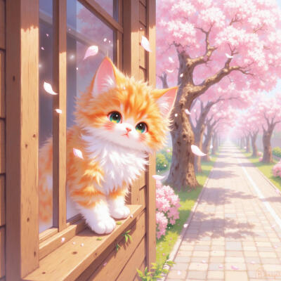 少女心猫咪头像