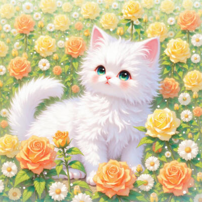 少女心猫咪头像
