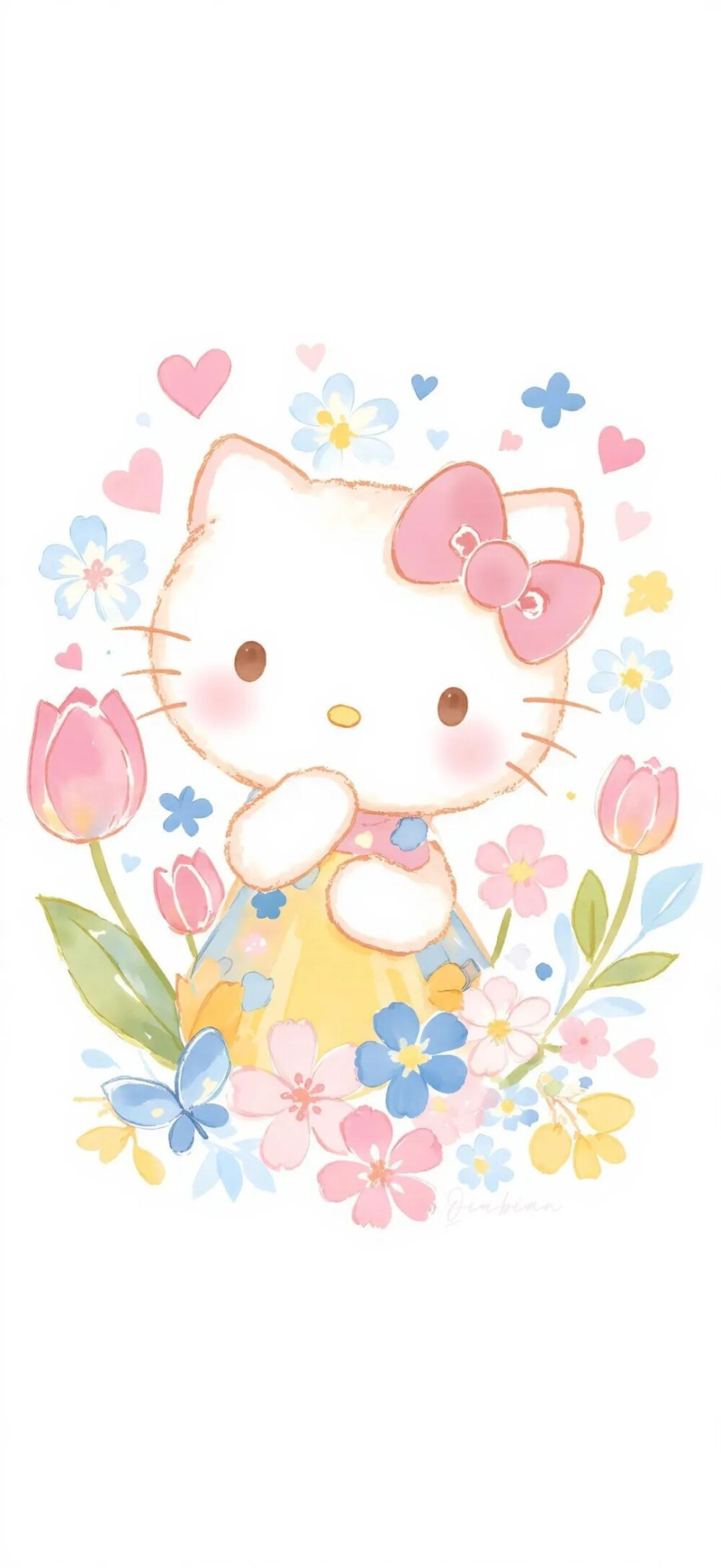 KT猫 壁纸 卡通 萌图