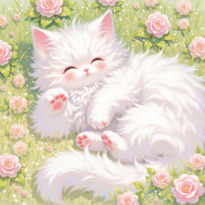少女心猫咪头像