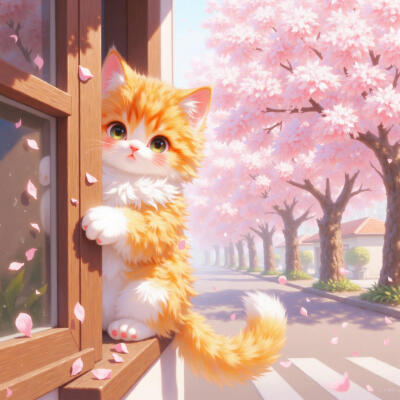 少女心猫咪头像