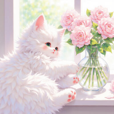 少女心猫咪头像