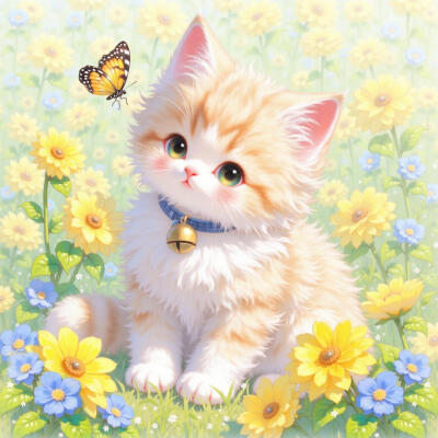 少女心猫咪头像
