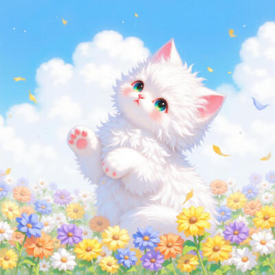 少女心猫咪头像
