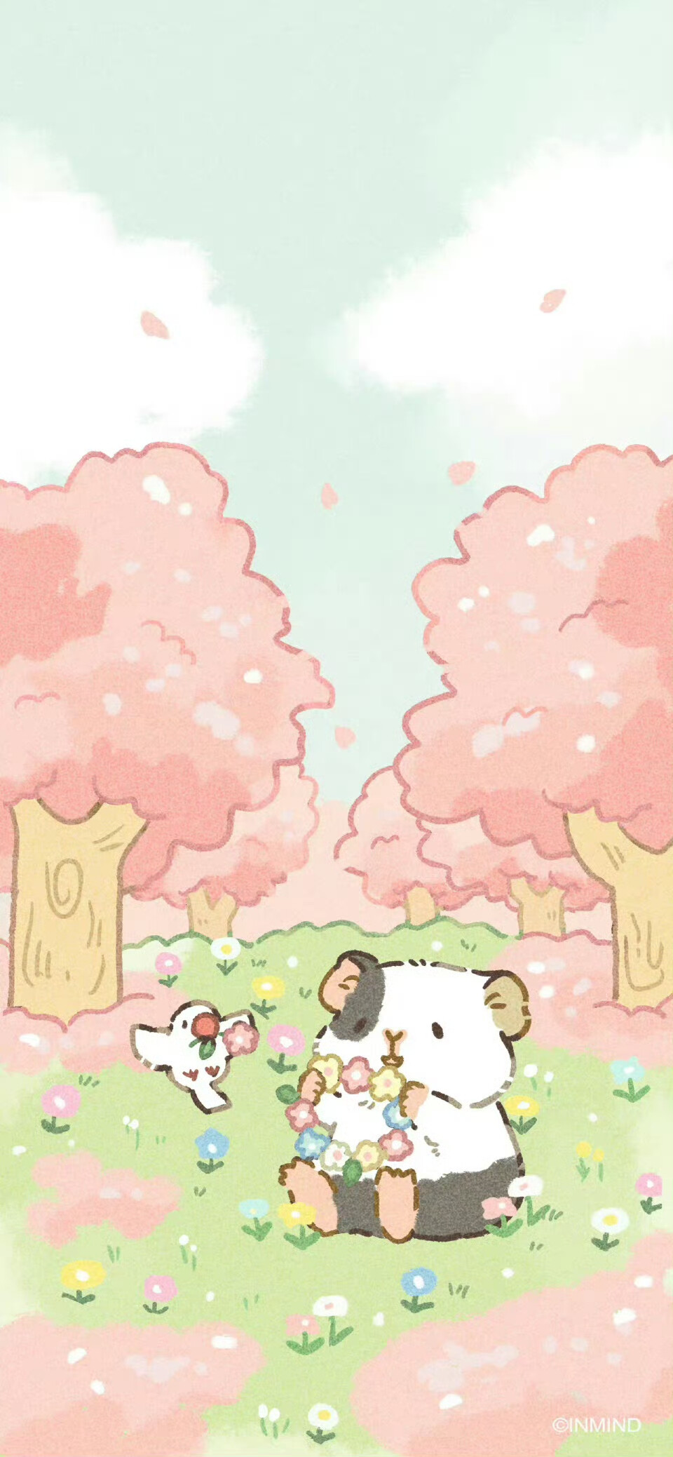 温馨梦幻 卡通插画 壁纸聊天背景 来自网络侵删