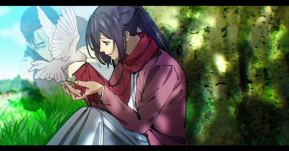 艾伦 x 三笠（画师 35ohama_yu） ​​