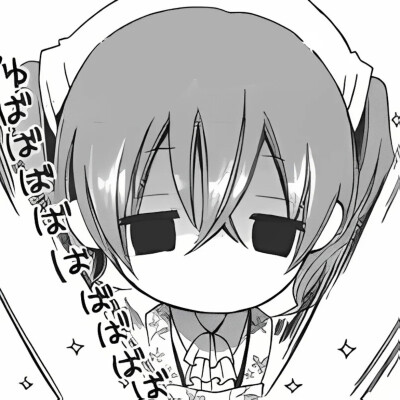黑白漫画/女生头像