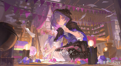 插画精选｜画师：墨鱼nokoya