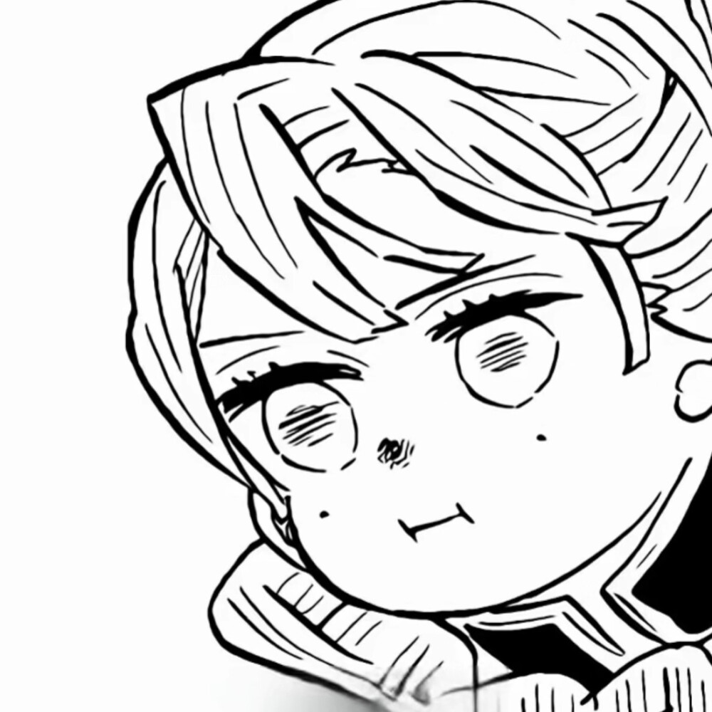 黑白漫画/女生头像