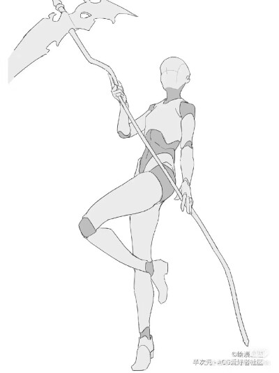 人体参考，线稿