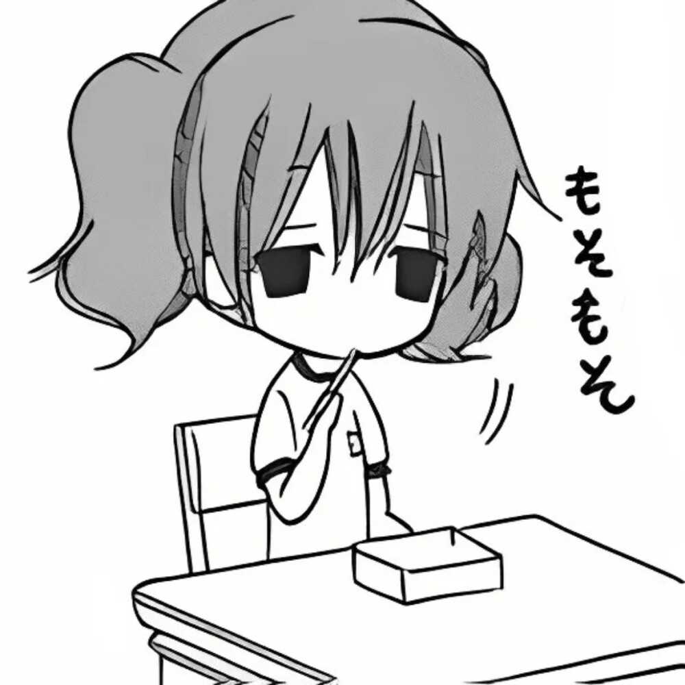 黑白漫画/女生头像