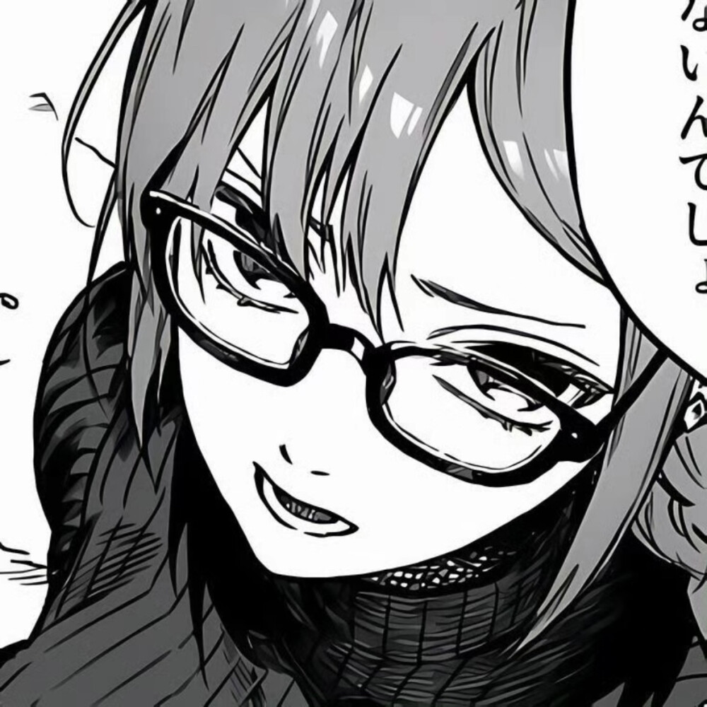 黑白漫画/女生头像