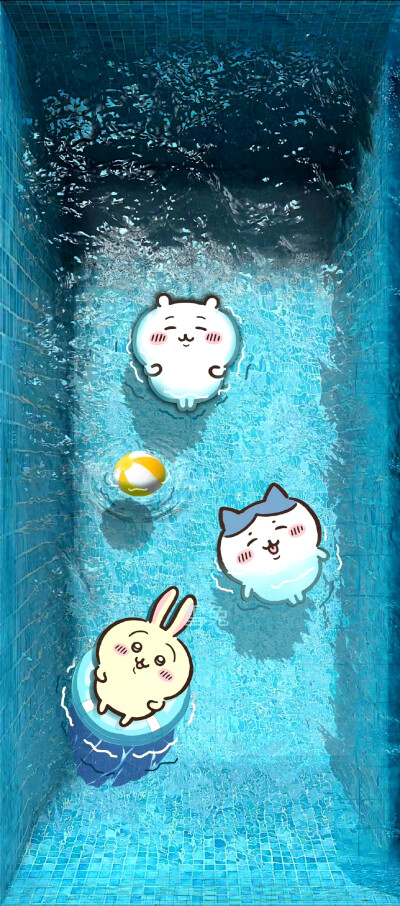 蓝色 夏日 壁纸 锁屏 聊天背景