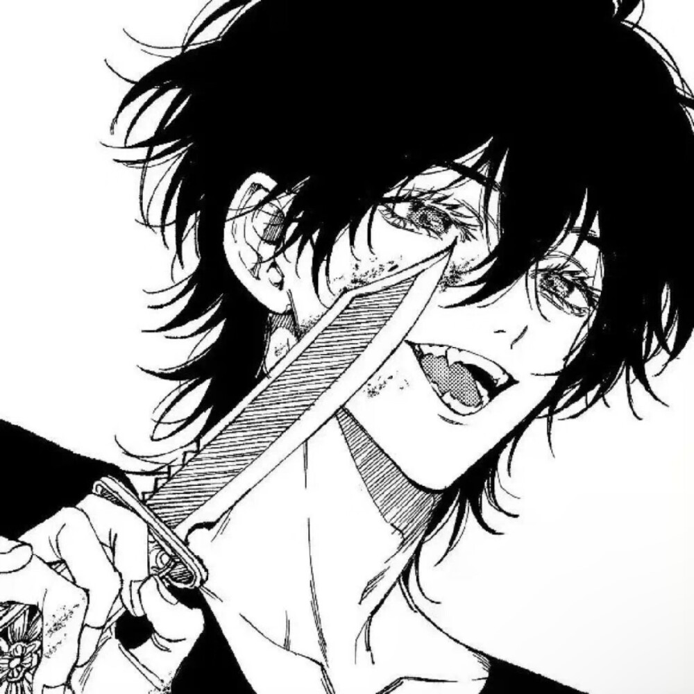 黑白漫画/男生头像