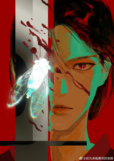 貂蝉——美色不是她的标签，是她的剑 ​
插画精选｜画师：成为承载暴雨的夜晚
