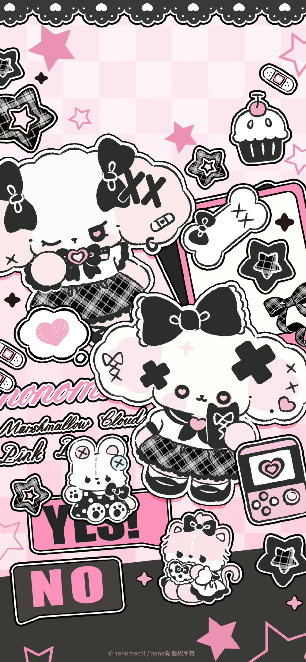 可爱nono狗壁纸套图