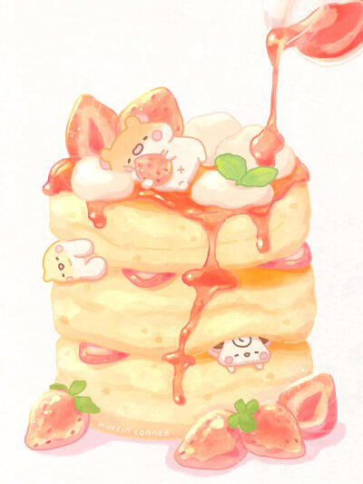 仓鼠甜品美食
原画师小红薯IP 松饼丸 MUFFIN CORNER