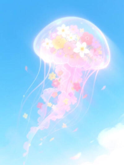 花花水母