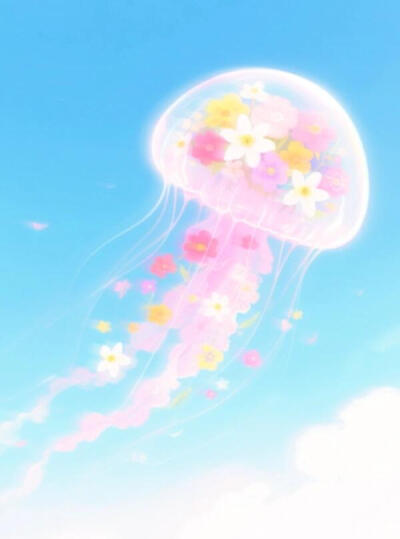 花花水母