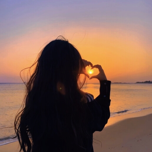 背影女头
