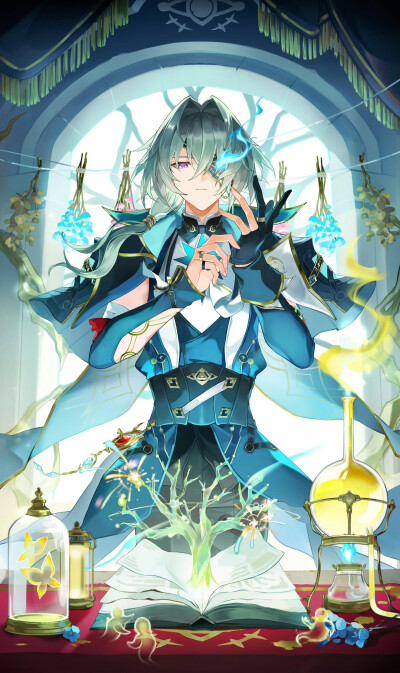 【星铁韩推「那刻夏」贺图[羞嗒嗒]】
————————————
感谢画师：「X:xoxo_hush」绘制贺图 ​​​