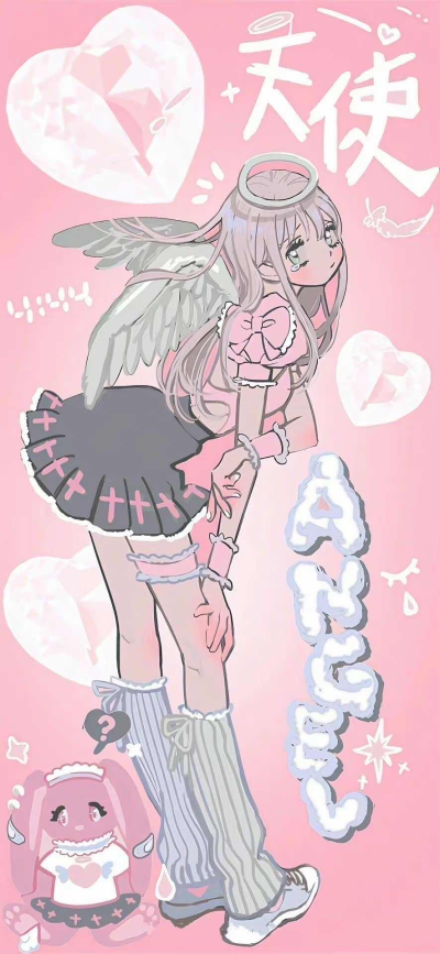 动漫粉色壁纸，超美