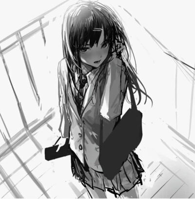 黑白女漫