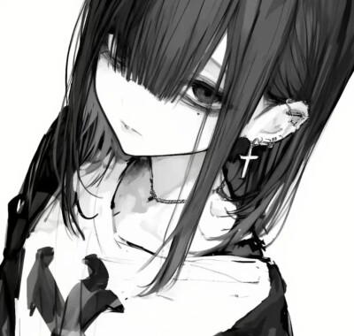 黑白女漫