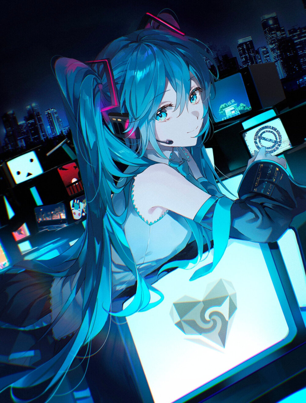 画师：pong
初音未来miku
