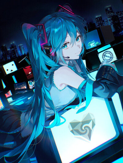 画师：pong
初音未来miku