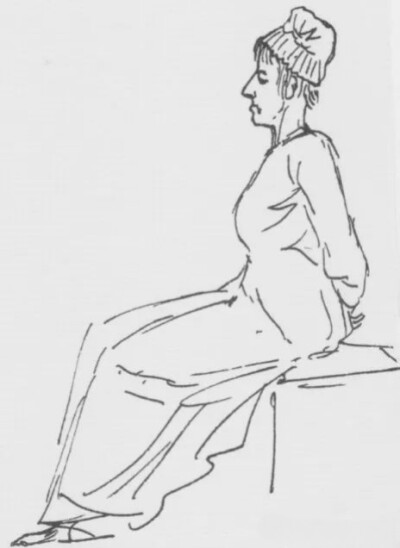 玛丽·安托瓦内特走向断头台
雅克·路易·大卫钢笔和墨水，1793年 10 月 16 日
