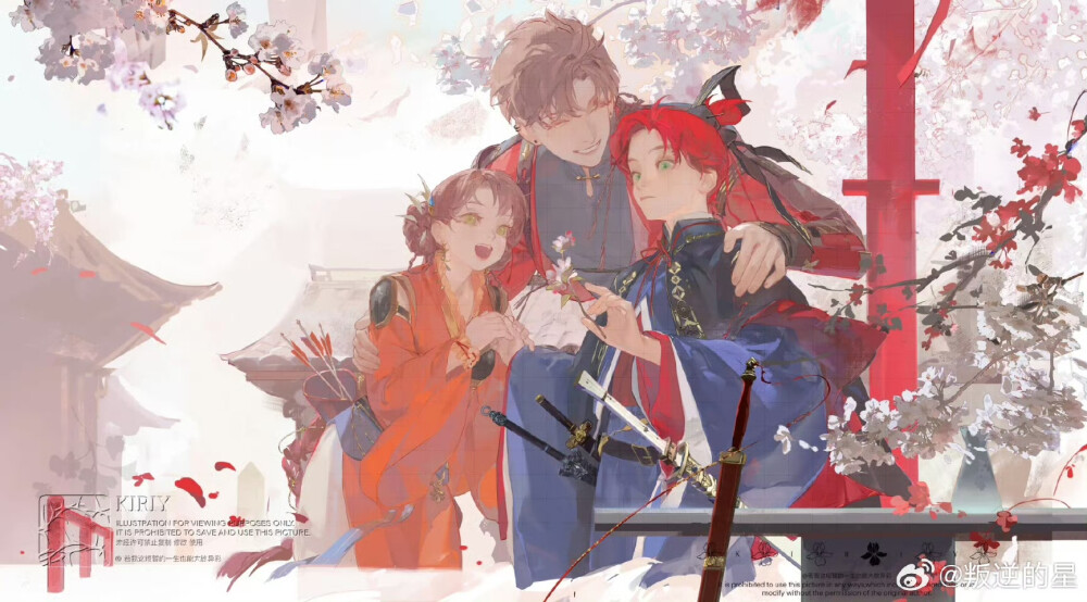 插画精选｜画师：叛逆的星