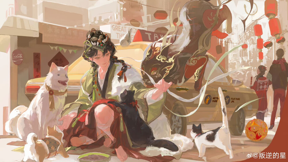 插画精选｜画师：叛逆的星