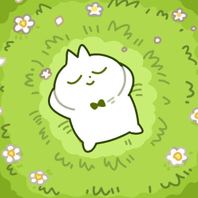 领结猫春日可爱头像