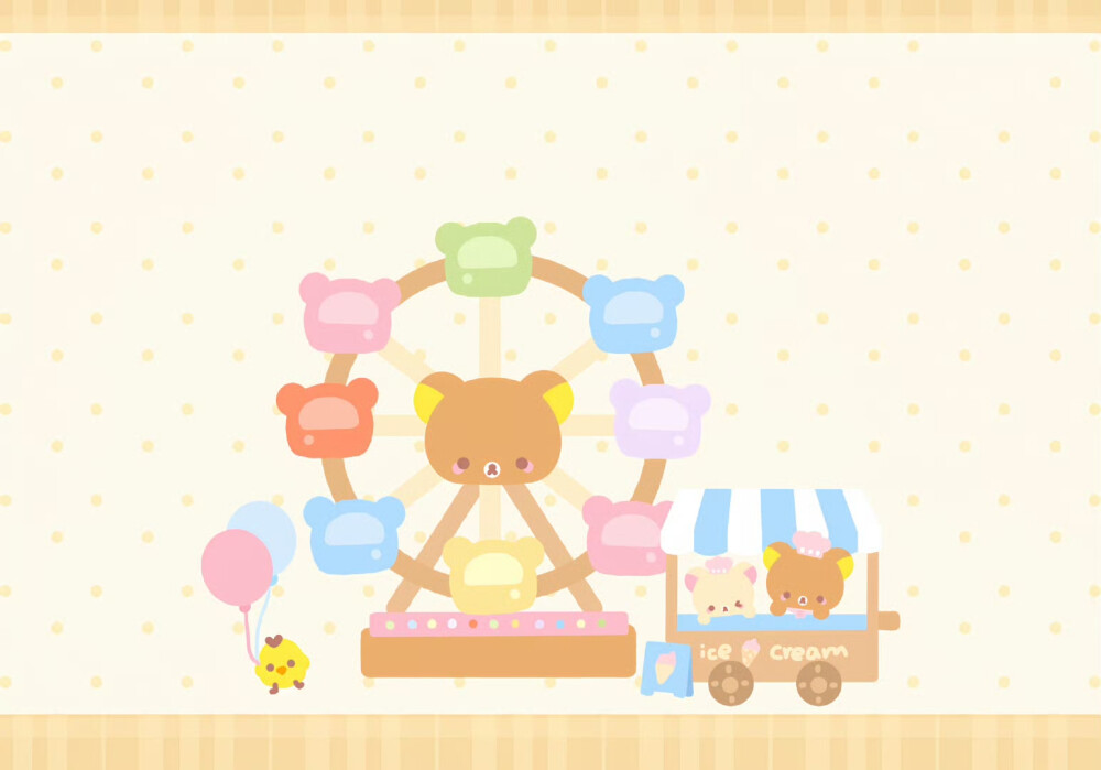 轻松熊iPad平板壁纸​​​