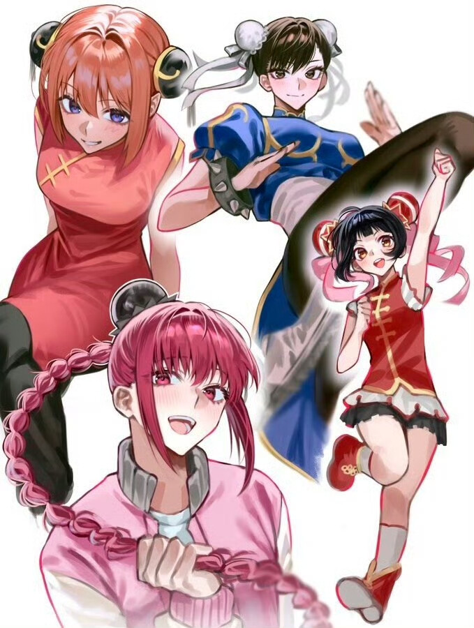 美貌的中华系/中华风动漫角色
（画师 gomang1201） ​​​