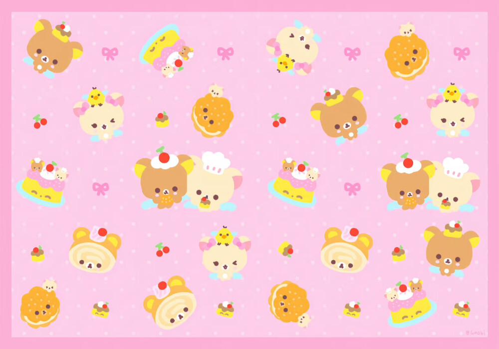 轻松熊iPad平板壁纸​​​