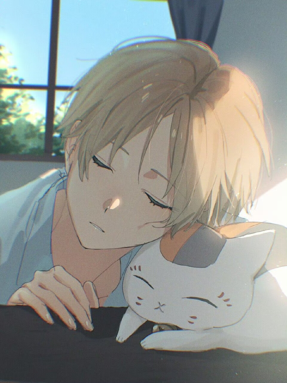 午睡中的夏目
（cr .rinzawa_0131） ​​​